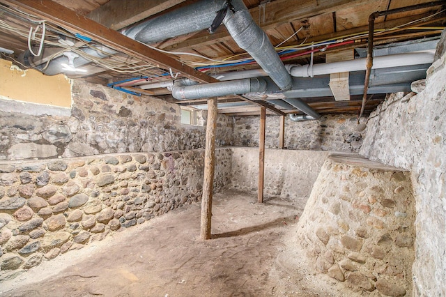 512 E Cass St, Schoolcraft, MI 49087 - view of unfinished basement