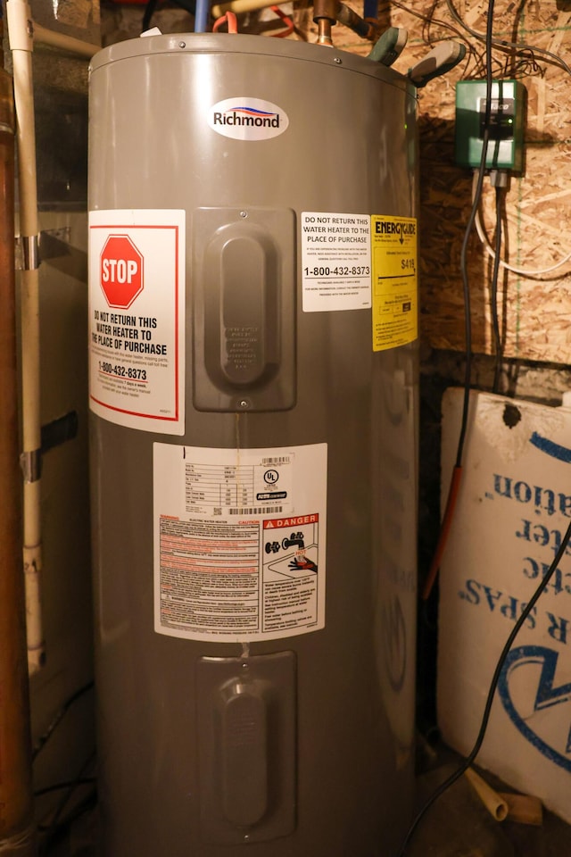 1041 W Arthur Rd, Rothbury, MI 49452 - utilities with water heater