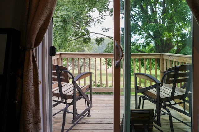 1041 W Arthur Rd, Rothbury, MI 49452 - view of deck