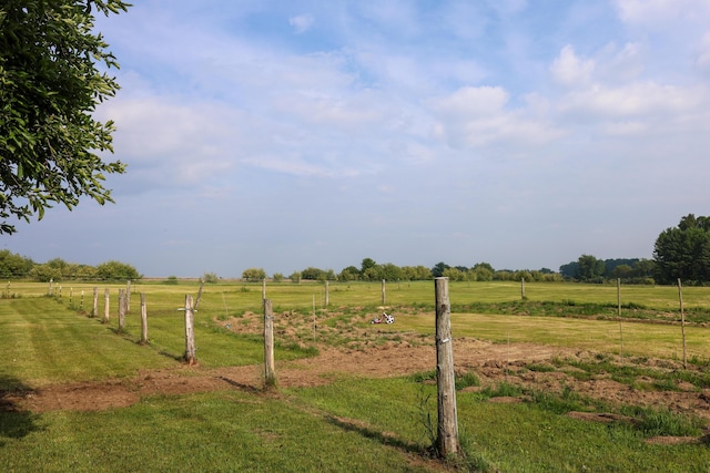 1041 W Arthur Rd, Rothbury, MI 49452 - view of yard featuring a rural view