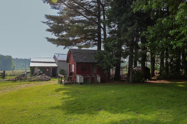 1041 W Arthur Rd, Rothbury, MI 49452 - view of yard