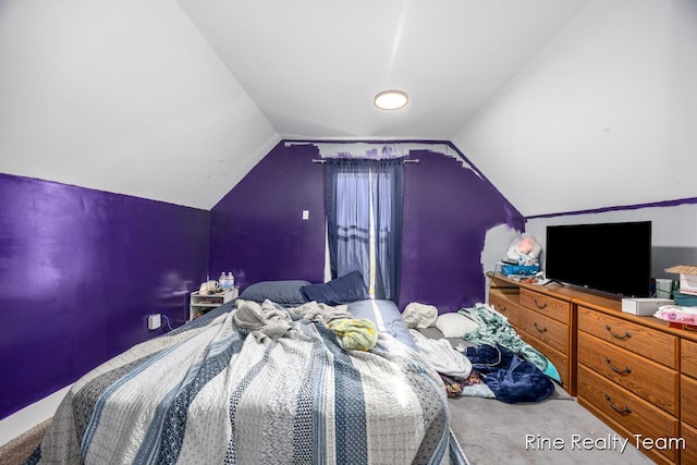 717 Pleasant St, Belding, MI 48809 - bedroom featuring lofted ceiling