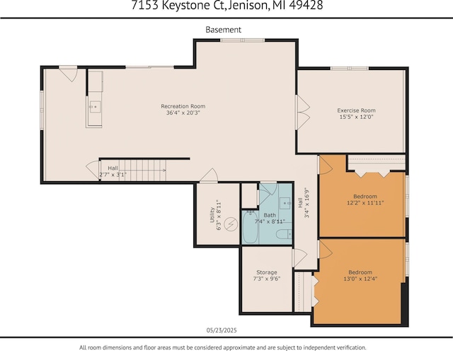 7153 Keystone Ct, Jenison, MI 49428 - home floor plan