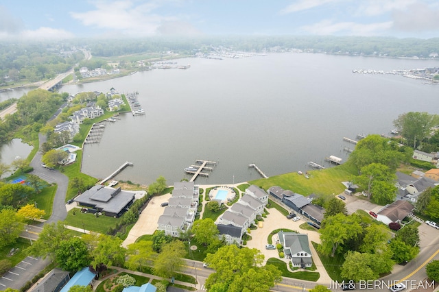 807 Lake St Unit 7, Saugatuck, MI 49453 - aerial view of a large body of water
