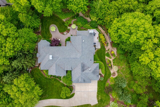6461 E Bay Ln, Richland, MI 49083 - aerial view of property and surrounding area