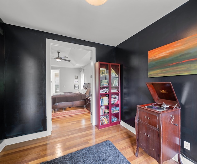 6201 Donovanridge, Dexter, MI 48130 - bedroom with wood finished floors and baseboards