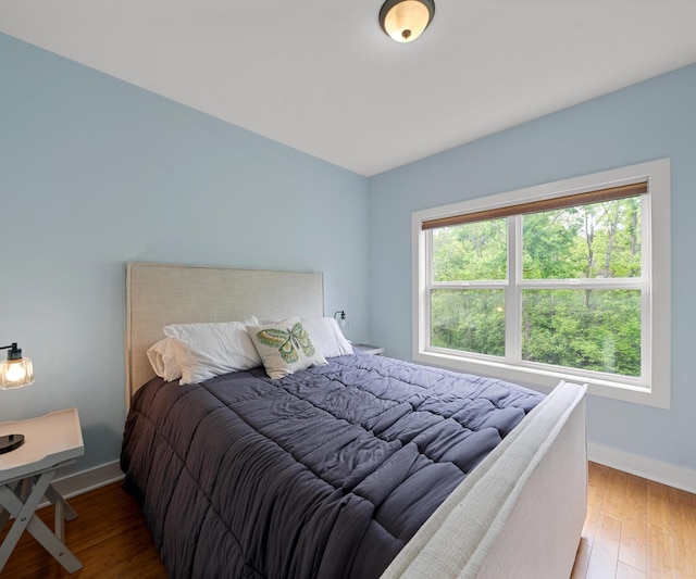 6201 Donovanridge, Dexter, MI 48130 - bedroom featuring multiple windows, wood finished floors, and baseboards