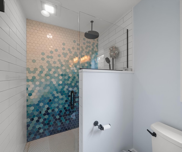6201 Donovanridge, Dexter, MI 48130 - full bathroom with toilet and walk in shower