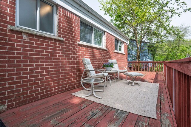1949 Grove Rd, Ypsilanti, MI 48198 - view of wooden deck
