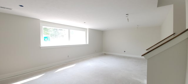 5478 Albright Ave SW Unit 50, Wyoming, MI 49418 - unfurnished room with concrete flooring and stairs