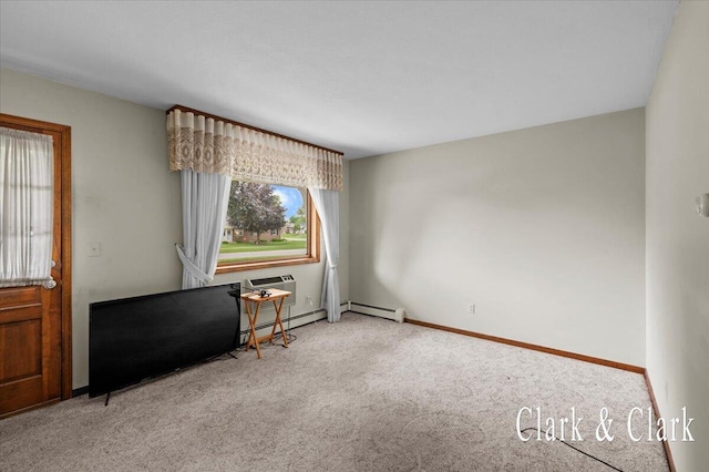 787 Andover St SE Unit 7, Grand Rapids, MI 49548 - empty room with light colored carpet, baseboards, and baseboard heating