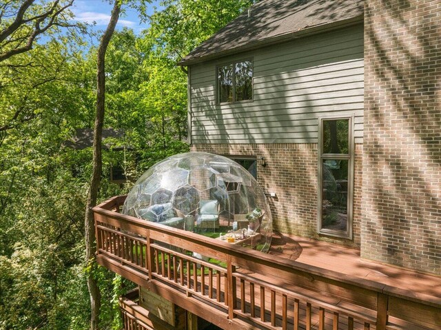 3427 E Dobson Pl, Ann Arbor, MI 48105 - view of deck