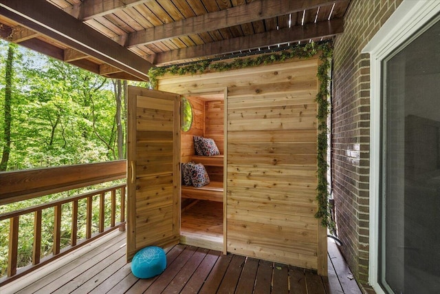 3427 E Dobson Pl, Ann Arbor, MI 48105 - view of wooden terrace