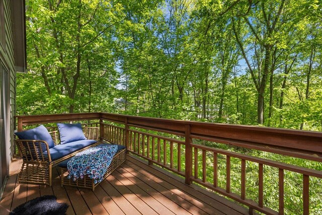 3427 E Dobson Pl, Ann Arbor, MI 48105 - view of deck