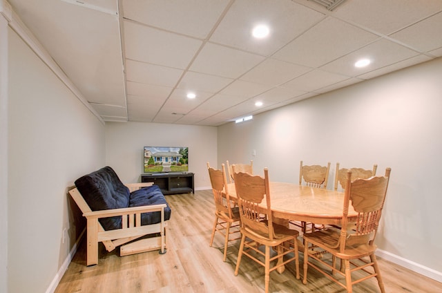 533 Beech St, East Lansing, MI 48823 - dining room with baseboards, light wood finished floors, and recessed lighting