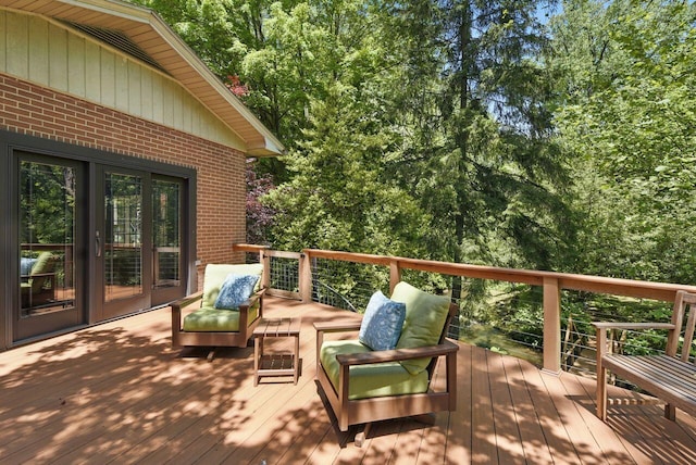 1630 S 3rd St, Niles, MI 49120 - view of wooden terrace