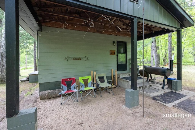 9134 39th Ave, Bitely, MI 49309 - view of patio / terrace with grilling area