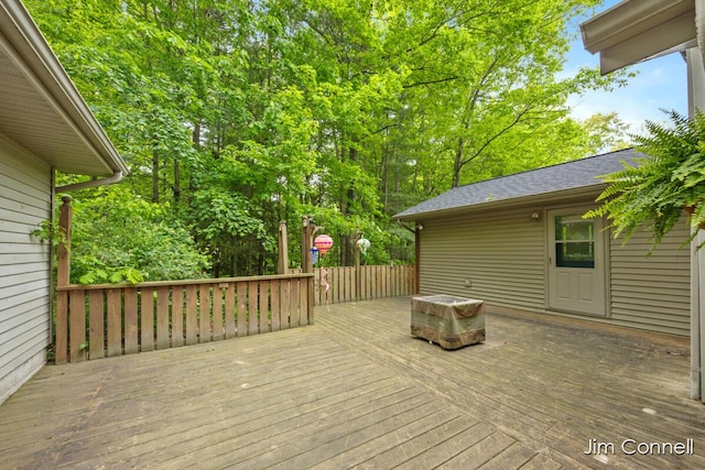 1480 W 72nd St, Newaygo, MI 49337 - view of wooden deck