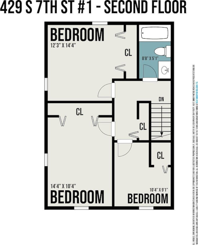 429 S 7th St # 1, Ann Arbor, MI 48103 - property floor plan