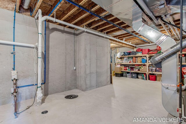 1551 Providence Cove Ct, Byron Center, MI 49315 - view of unfinished below grade area