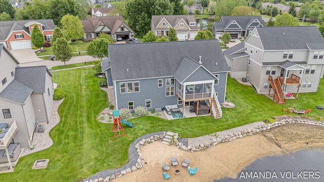 1551 Providence Cove Ct, Byron Center, MI 49315 - aerial view of residential area