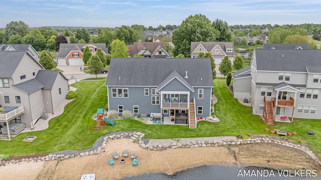 1551 Providence Cove Ct, Byron Center, MI 49315 - aerial perspective of suburban area
