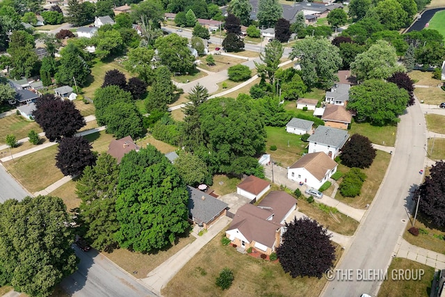 544 Shawmut Blvd NW, Grand Rapids, MI 49504 - aerial overview of property's location with nearby suburban area