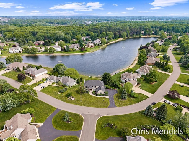 150 Bay Circle Dr, Holland, MI 49424 - aerial perspective of suburban area featuring a nearby body of water