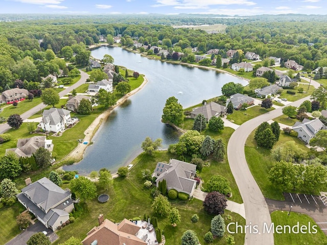 150 Bay Circle Dr, Holland, MI 49424 - aerial view of residential area featuring a nearby body of water