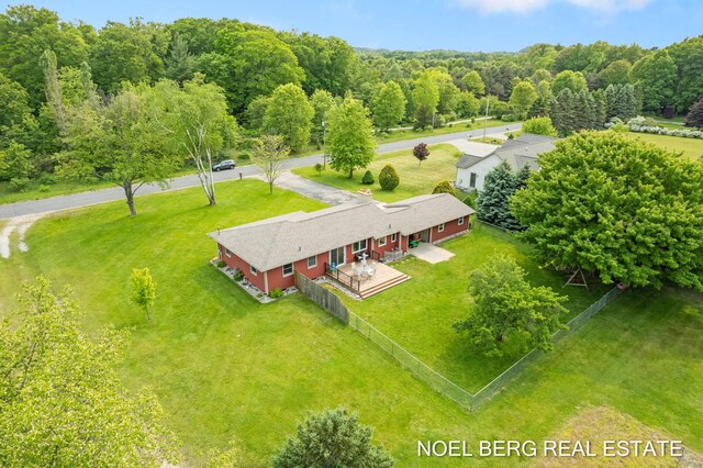 16507 Sleeper St, Grand Haven, MI 49417 - view of subject property featuring a heavily wooded area