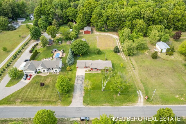 16507 Sleeper St, Grand Haven, MI 49417 - aerial view of a heavily wooded area