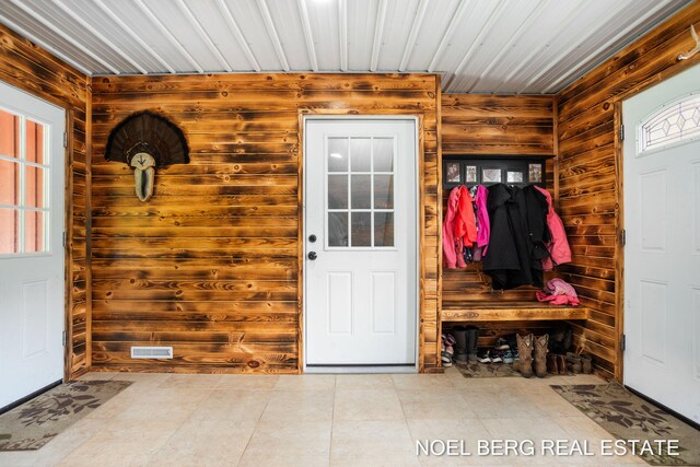 16507 Sleeper St, Grand Haven, MI 49417 - mudroom with wood walls