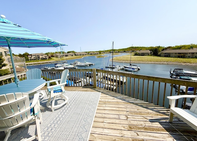 3633 Marina View Pt, Muskegon, MI 49441 - dock with a water view
