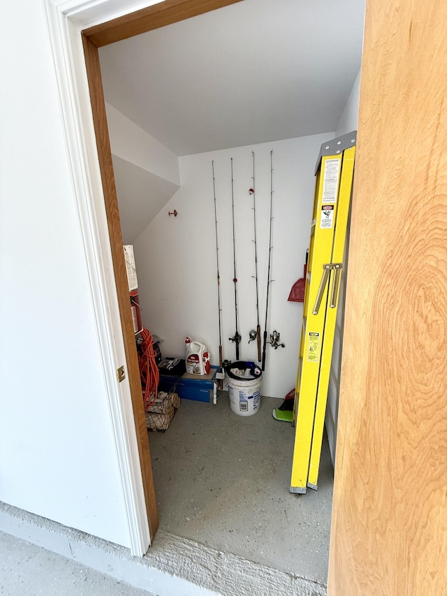 3633 Marina View Pt, Muskegon, MI 49441 - garage with refrigerator