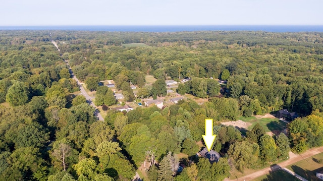 8661 Elm Valley Rd, Union Pier, MI 49129 - view of property location with a heavily wooded area