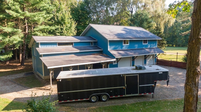 8661 Elm Valley Rd, Union Pier, MI 49129 - view of front of home featuring a shingled roof