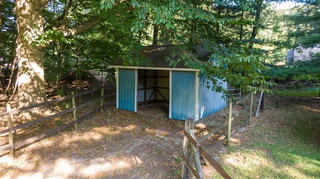 8661 Elm Valley Rd, Union Pier, MI 49129 - view of outbuilding