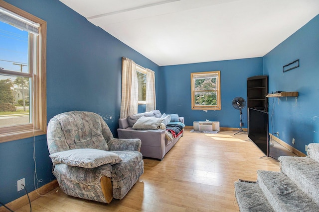 302 Wood St, Hart, MI 49420 - living room with wood finished floors and baseboards