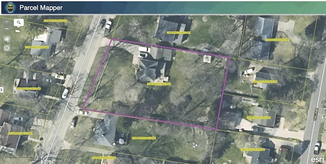 3544 Briggs Blvd NE, Grand Rapids, MI 49525 - map of property location with property boundaries highlighted