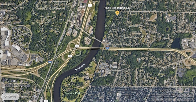 3544 Briggs Blvd NE, Grand Rapids, MI 49525 - map of property location