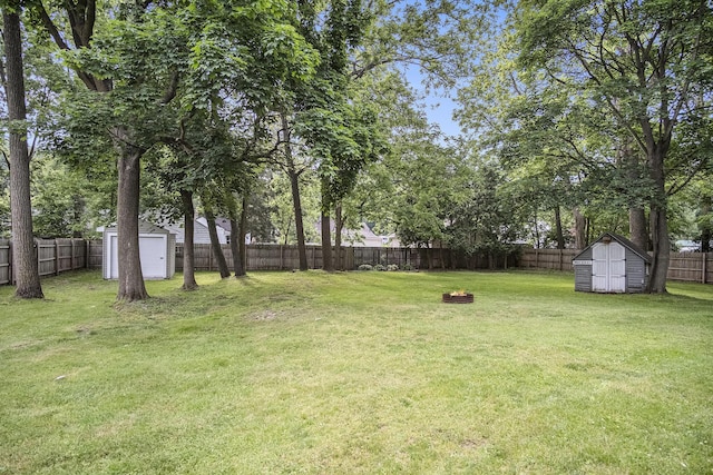 3544 Briggs Blvd NE, Grand Rapids, MI 49525 - view of yard with a fire pit
