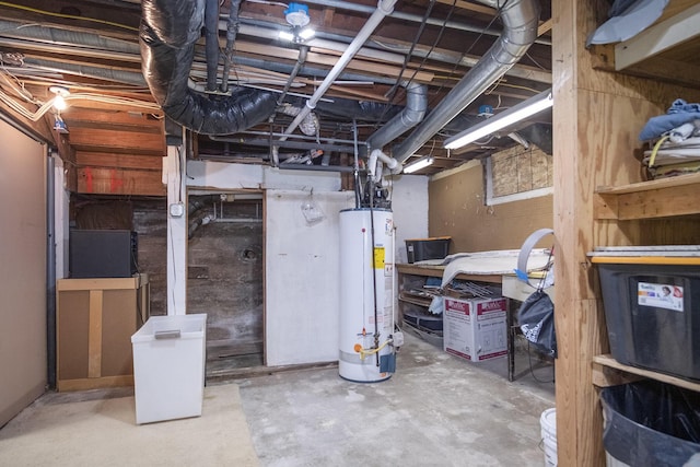 3544 Briggs Blvd NE, Grand Rapids, MI 49525 - unfinished basement with gas water heater