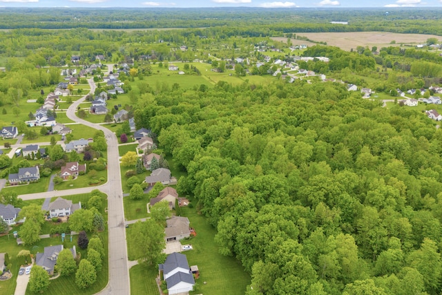2045 E Baldwin Rd, Grand Blanc, MI 48439 - aerial view of residential area featuring a forest
