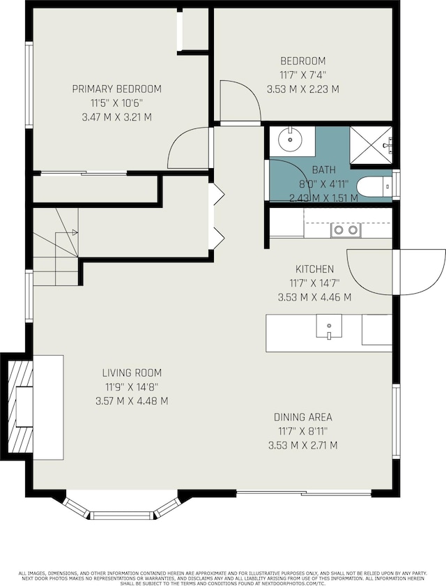 1142 Wolf Lake Dr, Baldwin, MI 49304 - property floor plan