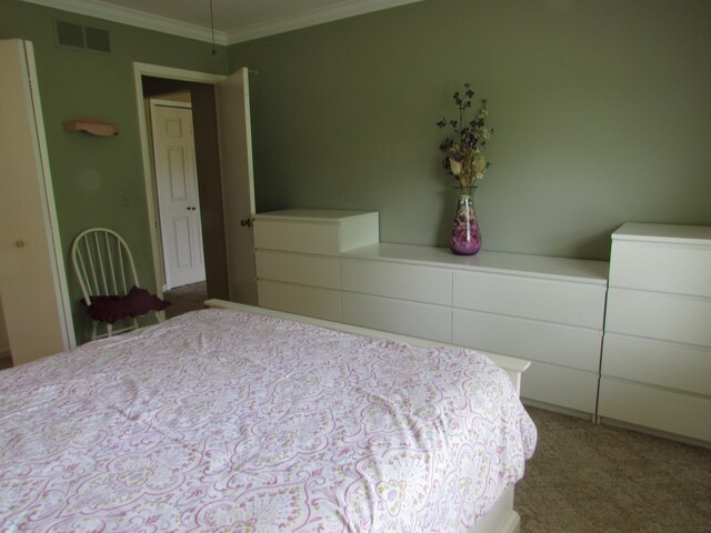 9920 Cambridge Ct, South Lyon, MI 48178 - carpeted bedroom featuring crown molding