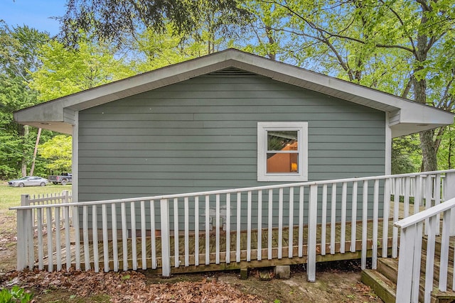 4468 Teal Ln, Newaygo, MI 49337 - view of property exterior with a deck