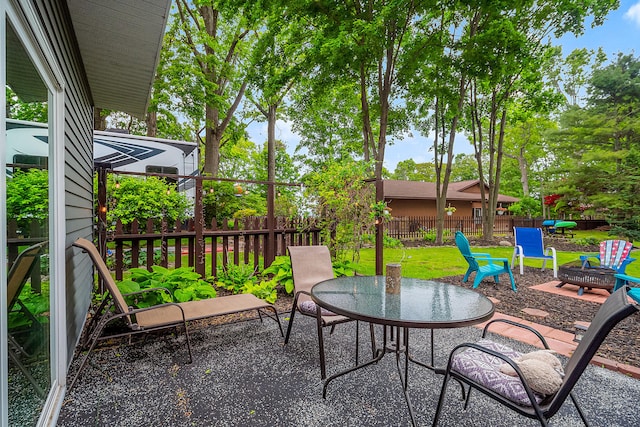 4744 Sandy Ln, Whitehall, MI 49461 - view of patio