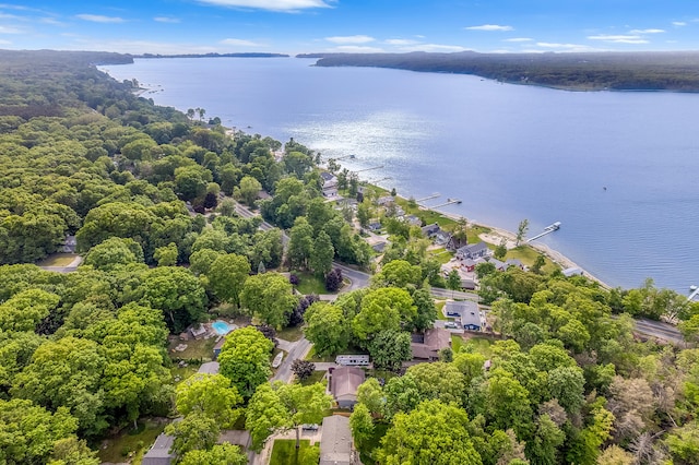 4744 Sandy Ln, Whitehall, MI 49461 - bird's eye view of a large body of water