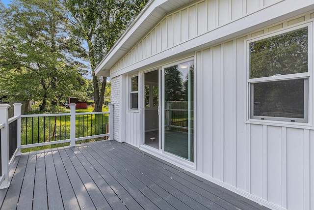 1335 Knapp St NE, Grand Rapids, MI 49505 - view of wooden deck