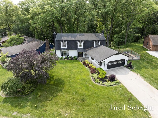 6872 Forest Valley Dr SE, Grand Rapids, MI 49546 - view from above of property